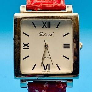 OSIROCK Women’s Fashion Quartz Wristwatch Leather Band Japan Movt Working Cond